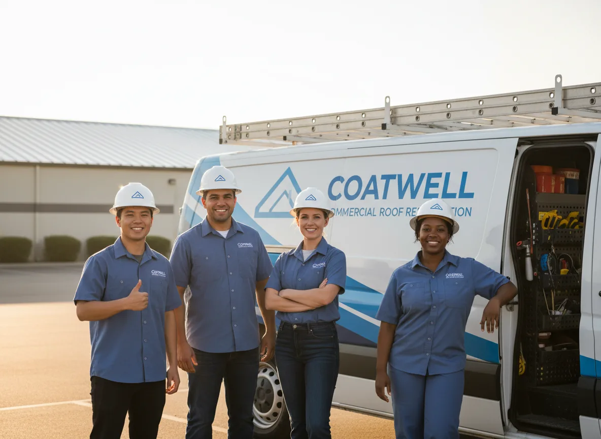 Commercial roof coating company in Cantril, IA