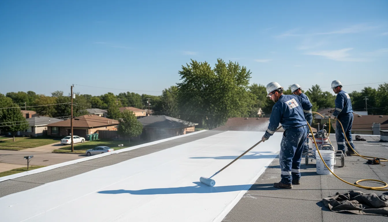 Commercial roof coating in Cantril, IA near me